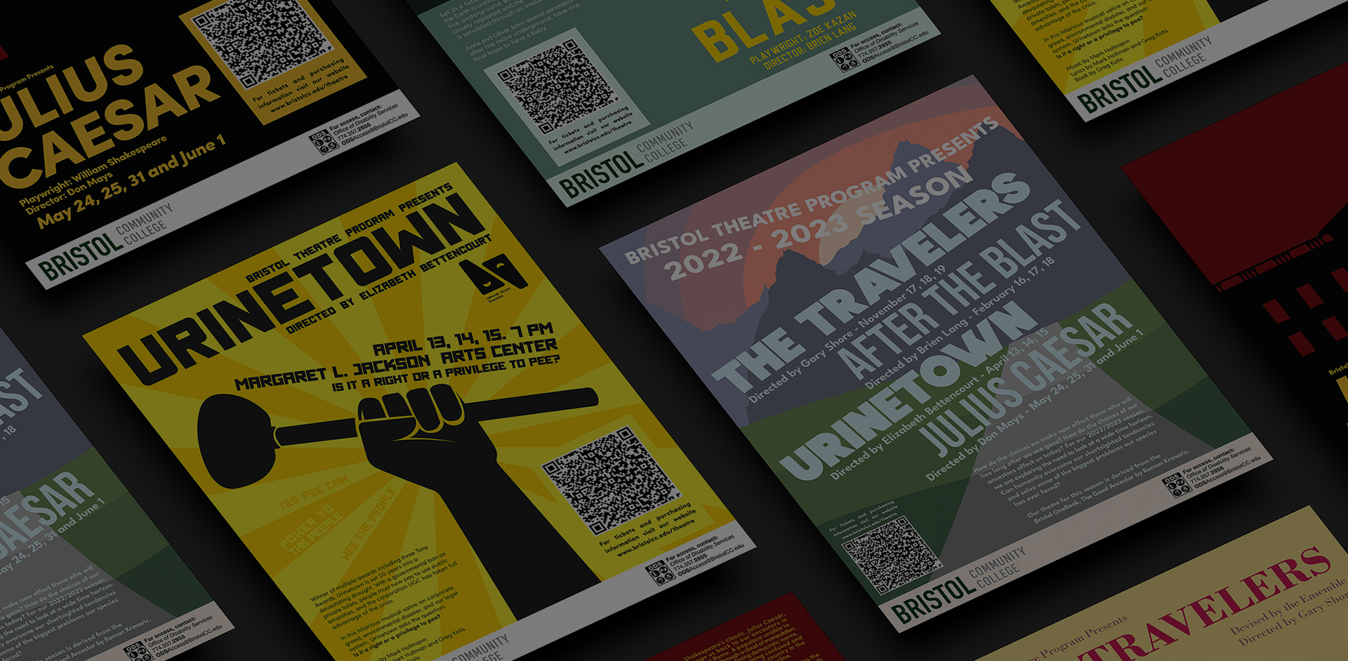 bristol community college theatre posters mockup